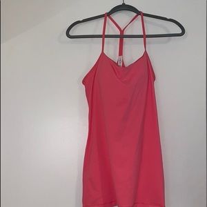 Lululemon Hot Pink Tank Top with Built in Bra